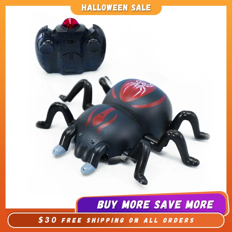 Wall-Crawling Spider, Remote Control Spider, Trick Toys Family Party