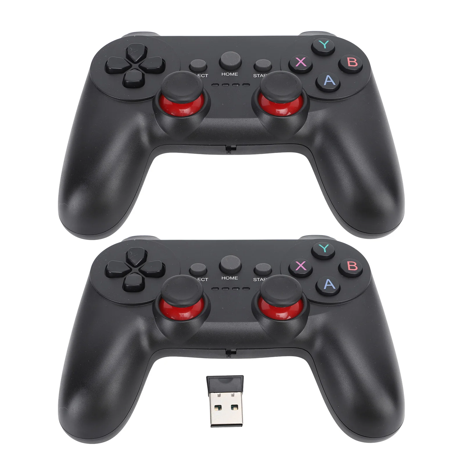 Kabelloser Game-Controller, 2,4 G, kabelloser Controller, empfindliche Steuerung, kabelloser Game-Controller mit USB-Empfänger für TV-Computer