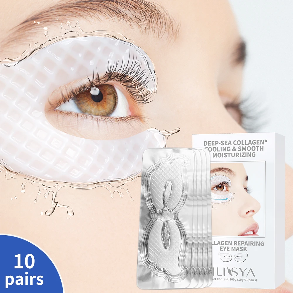 Collagen Eye Mask Collagen eye mask rich in collagen reduces fine lines around eyes tightens skin moisturizes skin