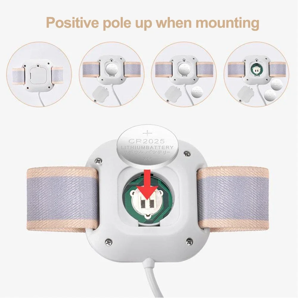 Bedwetting Alarm for Boys and Girl USB Rechargeable Pee Alarm with Sounds and Vibration Bedwetting Sensor for Kids Adults