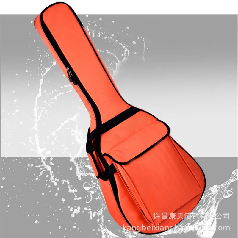 40/41 Inch Guitar Bag 6 MM Thick Sponge Soft Case Gig Bag Backpack Oxford Waterproof Guitar Cover Case with Shoulder Straps