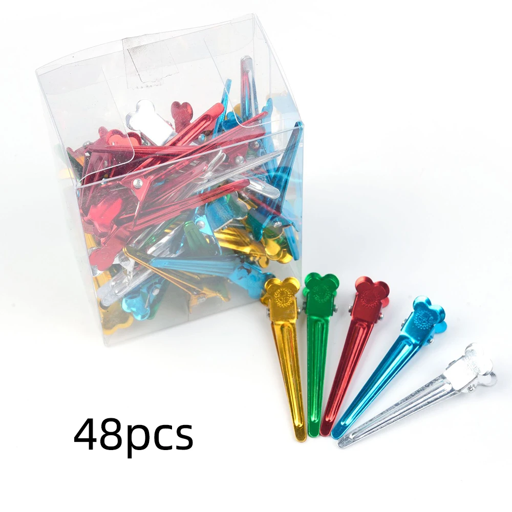 48-Piece Hair Styling and Sectioning Clip Set