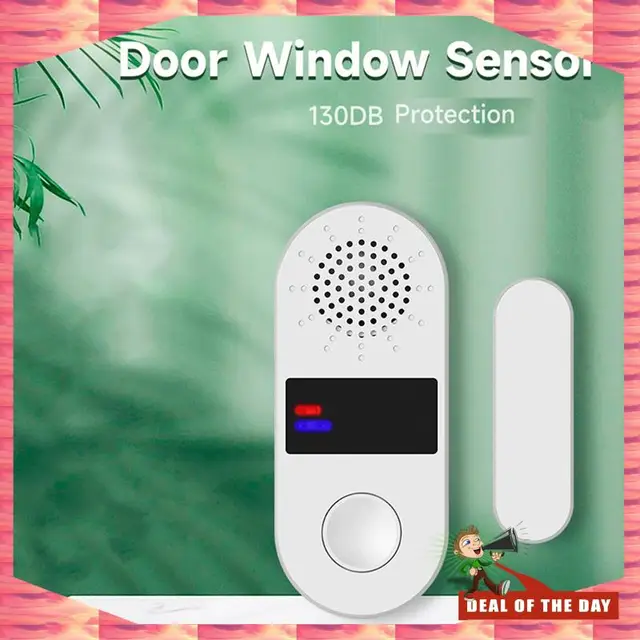 24-Hour Delivery Wireless Home Door Window Sensor Burglar Security Alarms System Opening Magnetic Door Sensor 130Db Security Ala 5