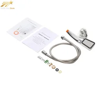 Chauffe-eau sans réservoir au propane 6L 12KW en acier inoxydable, chauffe-eau instantané pour le camping en plein air avec kit de douchette 6