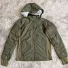 Mens CamouflageTactical Jacket Lightweight Cotton Clothes Autumn Winter Outdoor Waterproof Hooded Padded Coat Hiking Windbreaker