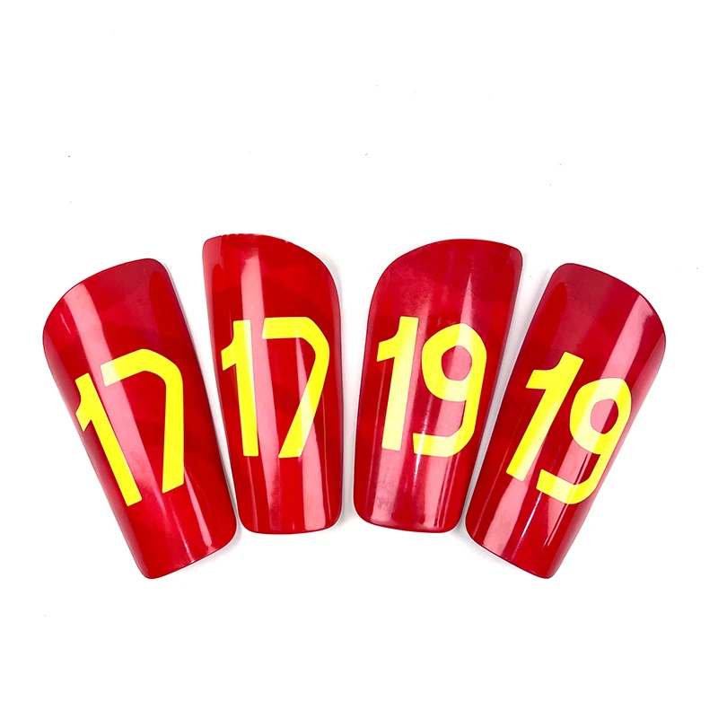 Shin Guards for Children and Adults, Soccer Training Accessories, Leg Guards, Football Player Gift, Number 17, 19, Hot Sale