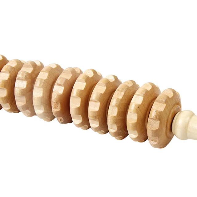 Primary Color Wooden Roller Stick