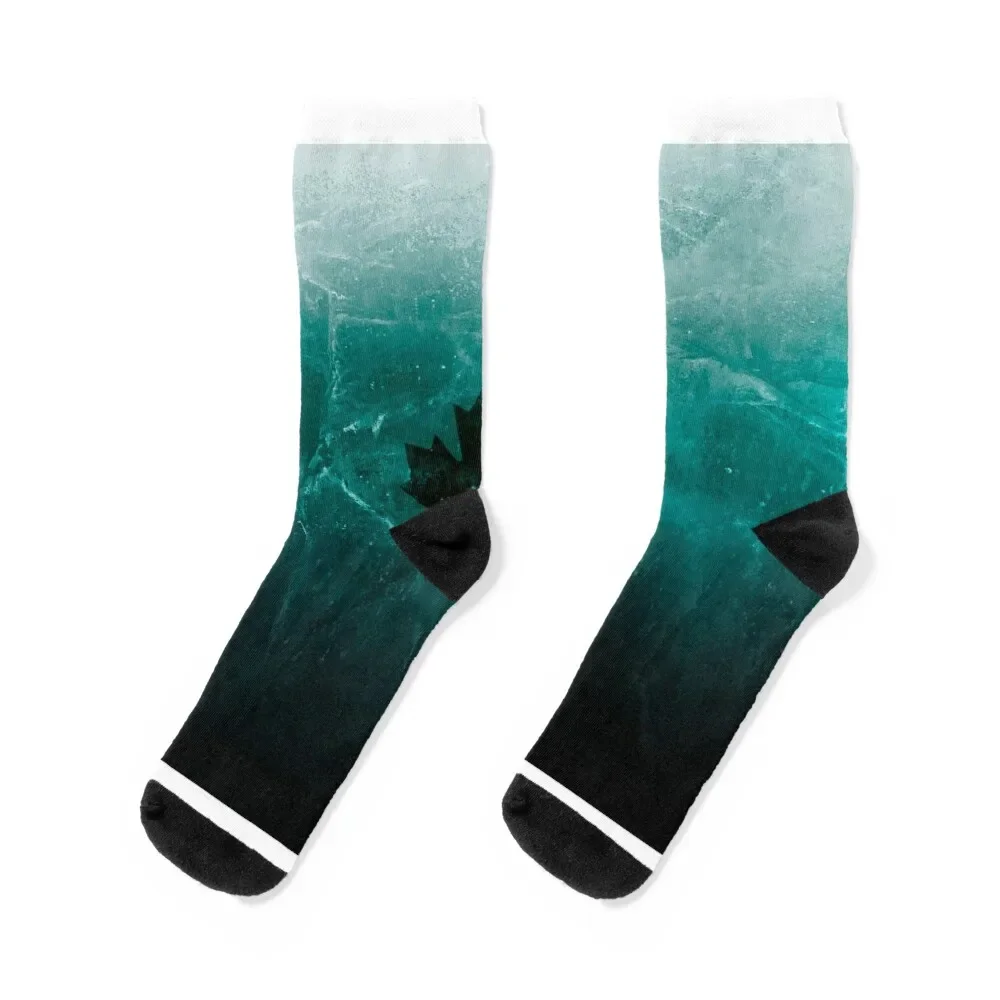 black ice design Socks anti-slip aesthetic Socks Girl Men's