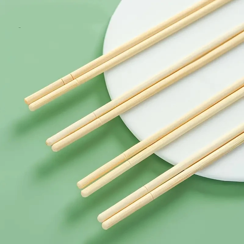 Disposable high-quality bamboo chopsticks set-individual packaging, health, thick and durable, suitable for take-away, barbecu