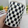Rhinestones Pencil Storage Box Bling Diamond Pen Holder Beauty Brush Storage Bucket Desktop Makeup Organizer Office Supplies 4