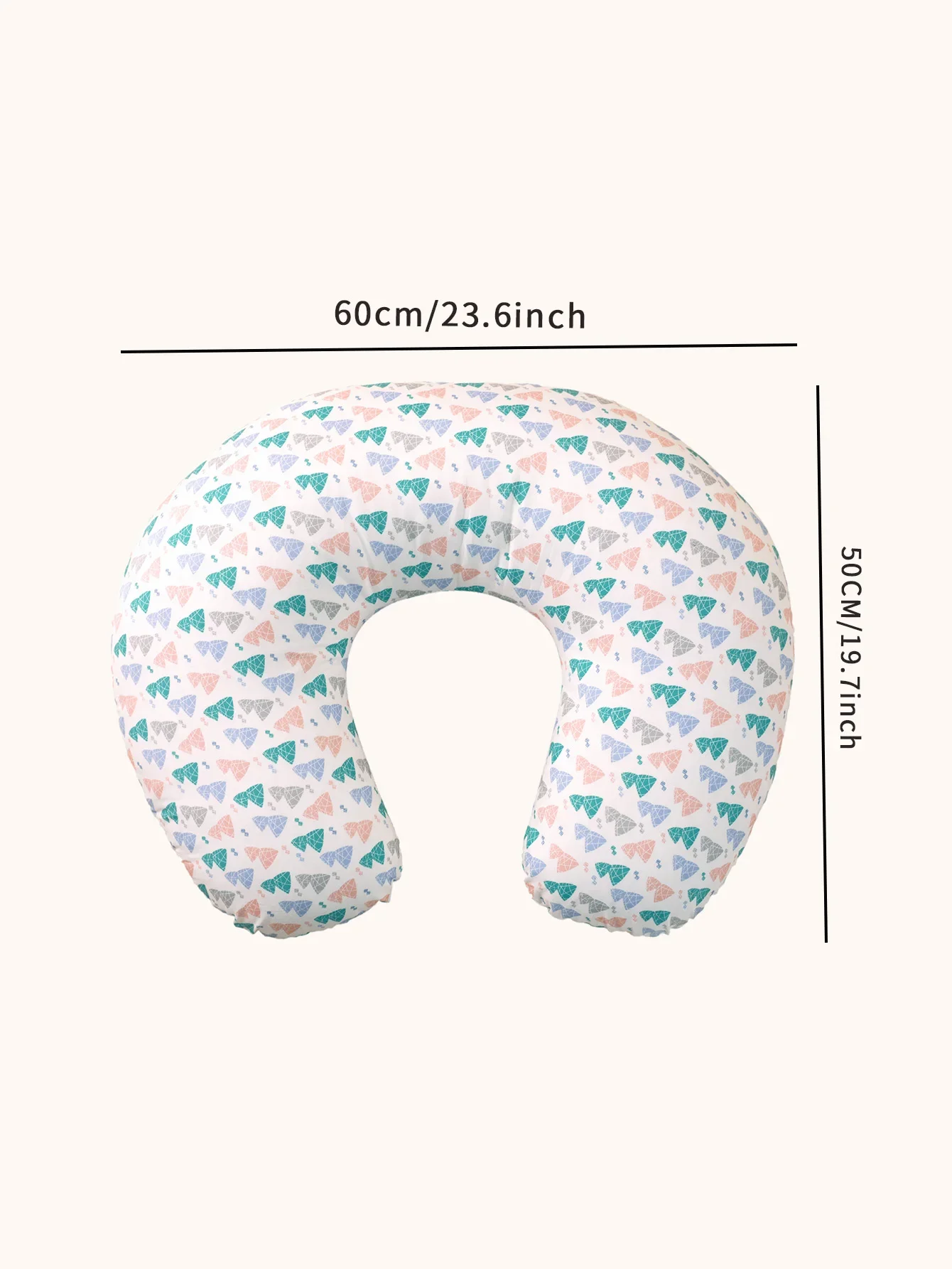 Ergonomic Nursing Pillow Removable Pillowcase Breathable Stylish Print Breastfeeding Moms nursing pillow