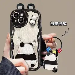 Cute 3D Panda Bear Soft Silicone Phone Case for Mate 30 Pro (S11424)