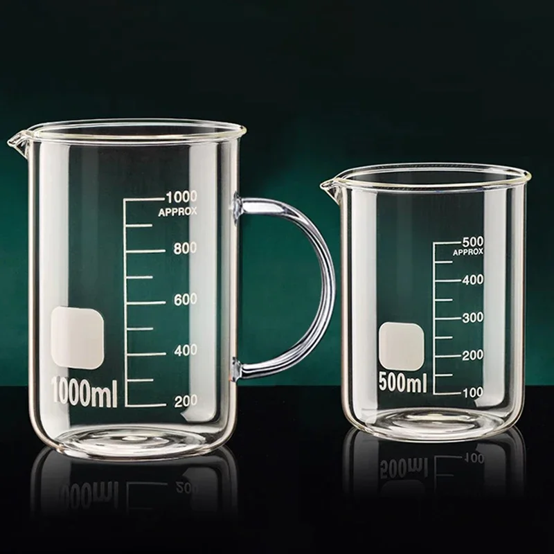 Borosilicate Glass Measuring Cup with Handle - 500...