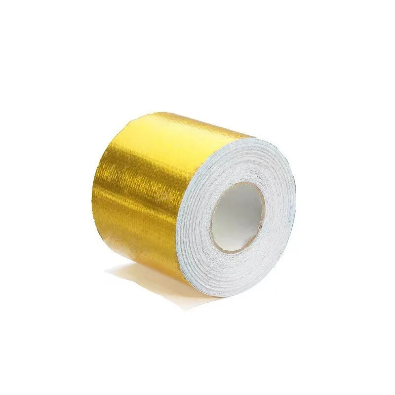 Fiberglass heat wrap tape Car Motorcycle Thermal Glass Fiber Effective Heat Reduction Exhaust Wrap High Temperature Resistance Pipe Header