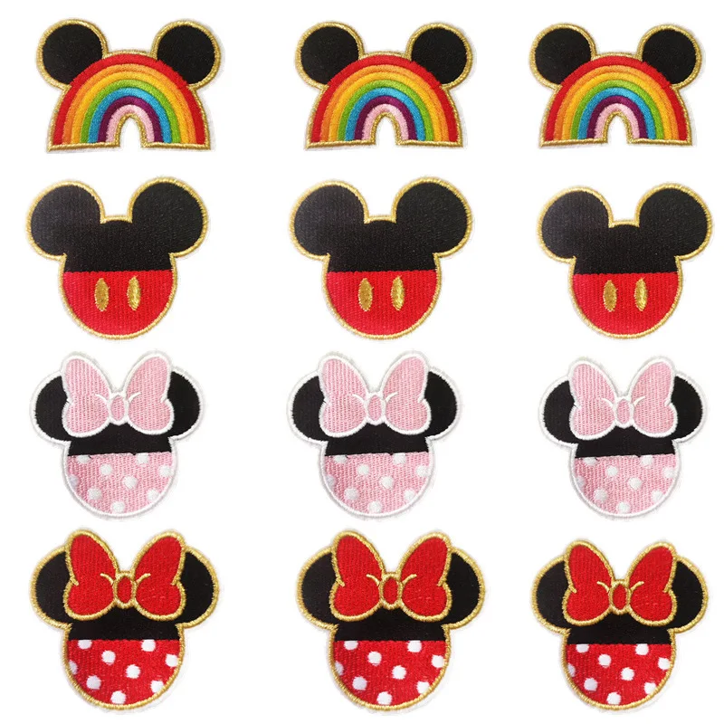 Kawaii Mickey Mouse Mickey Minnie Cloth Paste Castle Clothes