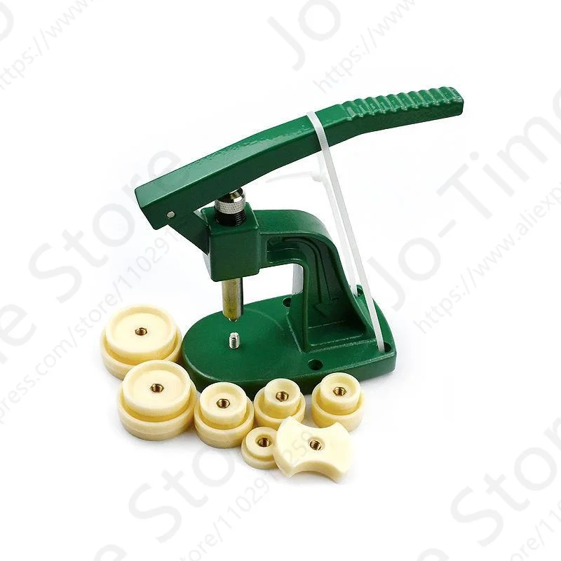 

All Metal Body Watch Case Press Watch Crystal Front Back Case Cover Screw Press Presser Close Watchmakers Repair Kit Tool