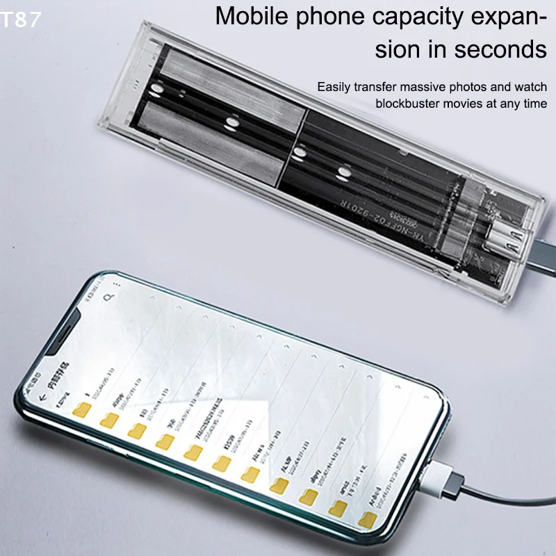 M.2 NVME PCIe NGFF SATA 프로토콜 케이스 투명 USB 타입 C 10Gbps PCI-E 외장 하드 디스크 박스 케이스 (노트북/휴대폰용)