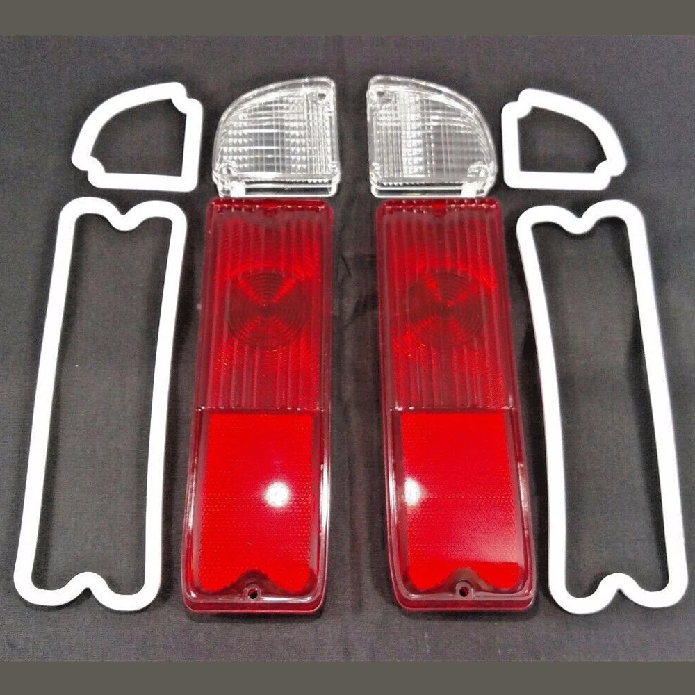 

Pair Tail Light Reverse Lenses W Gaskets 1967-1972 For Chevy GMC Pickup Truck 110202 110215 110216 C677209