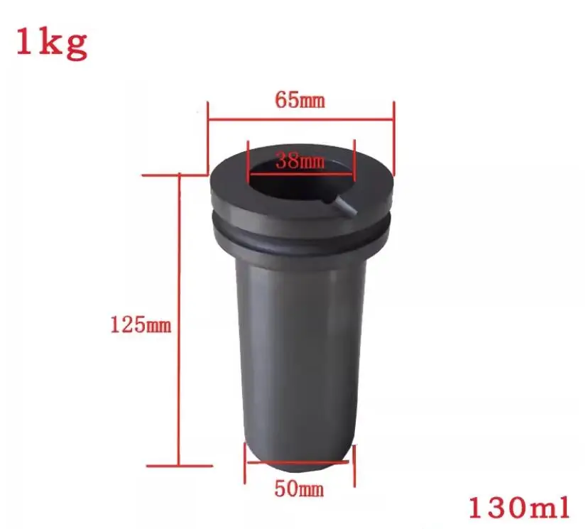 1/2/3KG 금속로(크루시블) 블랙컵 퍼니스 토치 용해 주조 정제 금은구리 황동 알루미늄 금속로(크루시블) 블랙