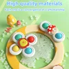 2024 New 3PCS Animals Windmill Rattles Spinning Fidget Sensory Toys Suction cup Pop Up Spinner Baby Bath Toy 3