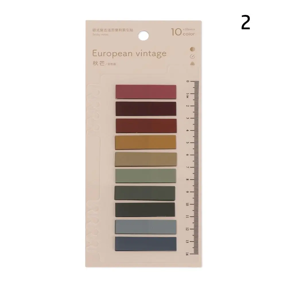 עצמי דבק סימנייה דף מדבקת מציינת הערות תזכיר Pad Tab רופף-עלה מדד מדבקה