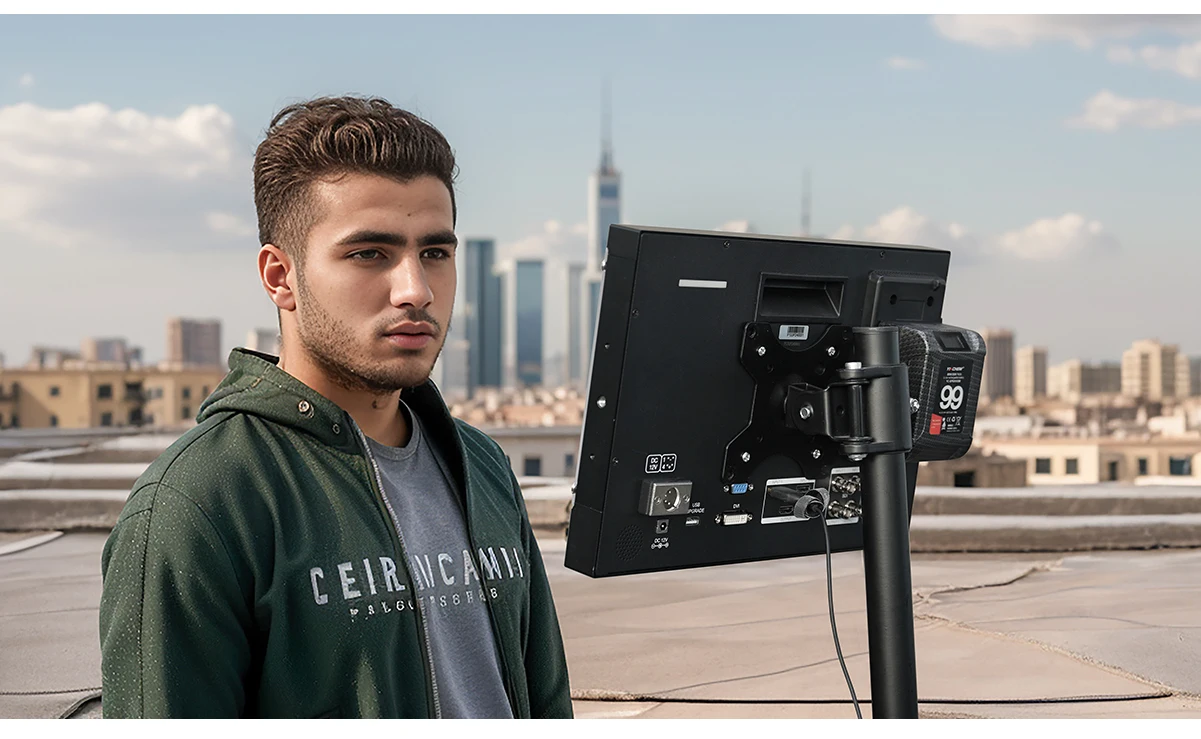 P133 PRO Broadcast Monitor 13.3in 1000nit Daylight Viewable 3G-SDI 4K 60Hz Scree