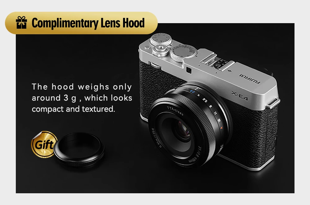 TTArtisan APS-C Autofokus 27mm F2.8 Objektiv mit Großer Blendenöffnung für Fuji X-Mount XF Kamera XE4 XT30 XA5 XS10 XM5 XT4 XT3 X-PRO1 XH1 – Detail 14