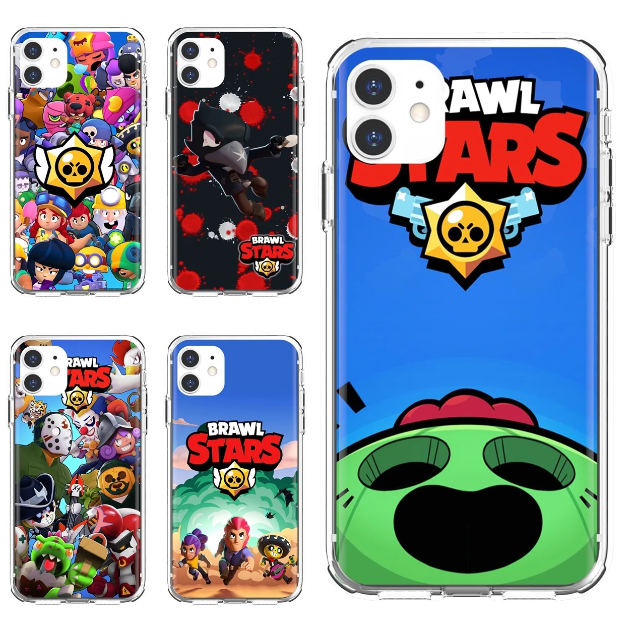 Силиконовый чехол для телефона Huawei P30 P40 P20 P7 P8 P9 P10 Lite Plus Pro 2015 2016 2017 Mini Gbrawl-Stars |