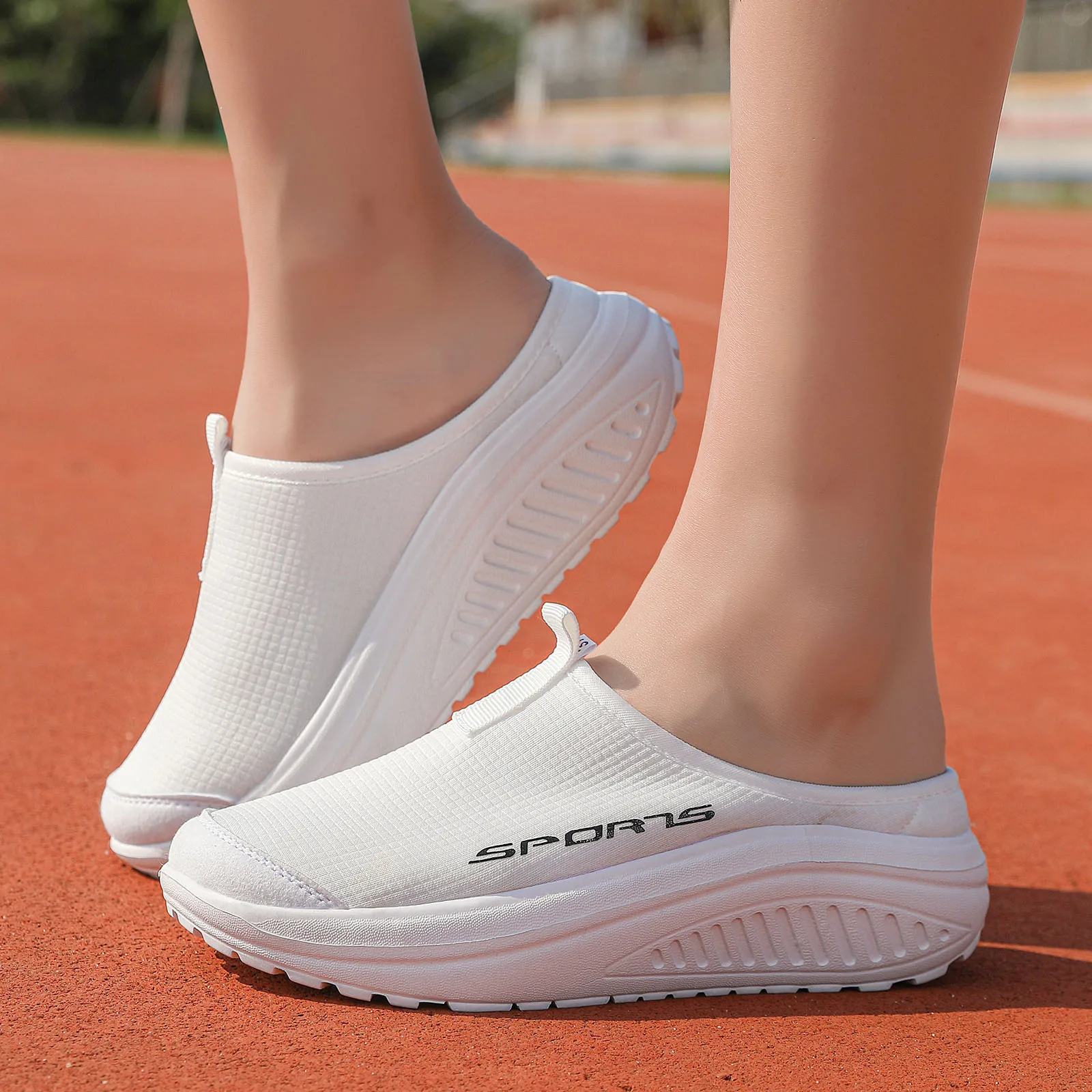 Women's Slippers Personality Half Slippers Fashion Casual Platform Shoes Light Comfortable Anti-slip Wear women slippers