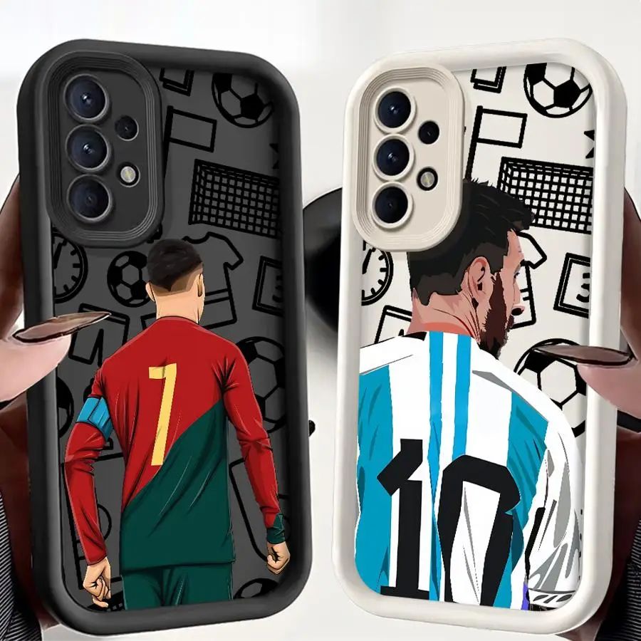 Football Number TPU Soft Phone Case