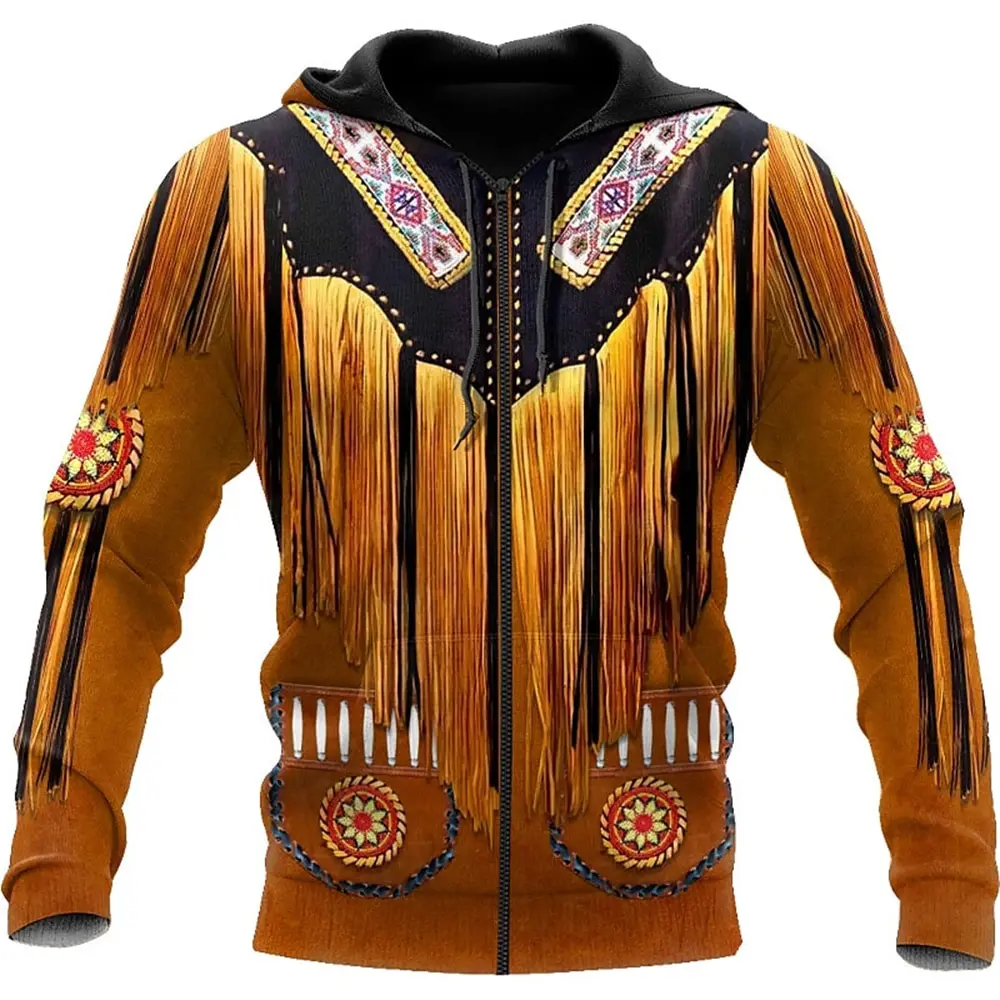 thumbnail image 1 of Nuevas sudaderas con capucha y cremallera para hombre, de otoño e invierno, estilo retro medieval, con estampado 3D, sudaderas de gran tamaño a la moda, ropa informal de calle para hombre, 1 of 5