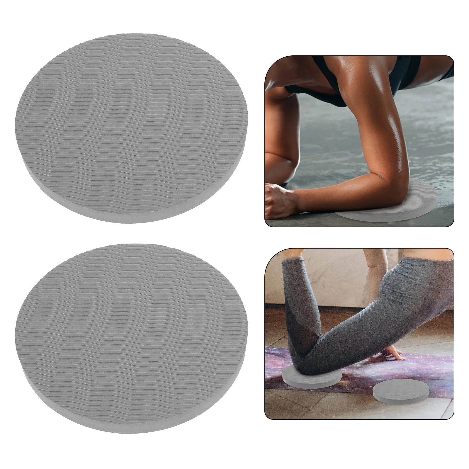 

2Pcs Knee Bolster Cushion Knee Bolster Yoga Mat Non Yoga Kneeing Pad Knee Bolster