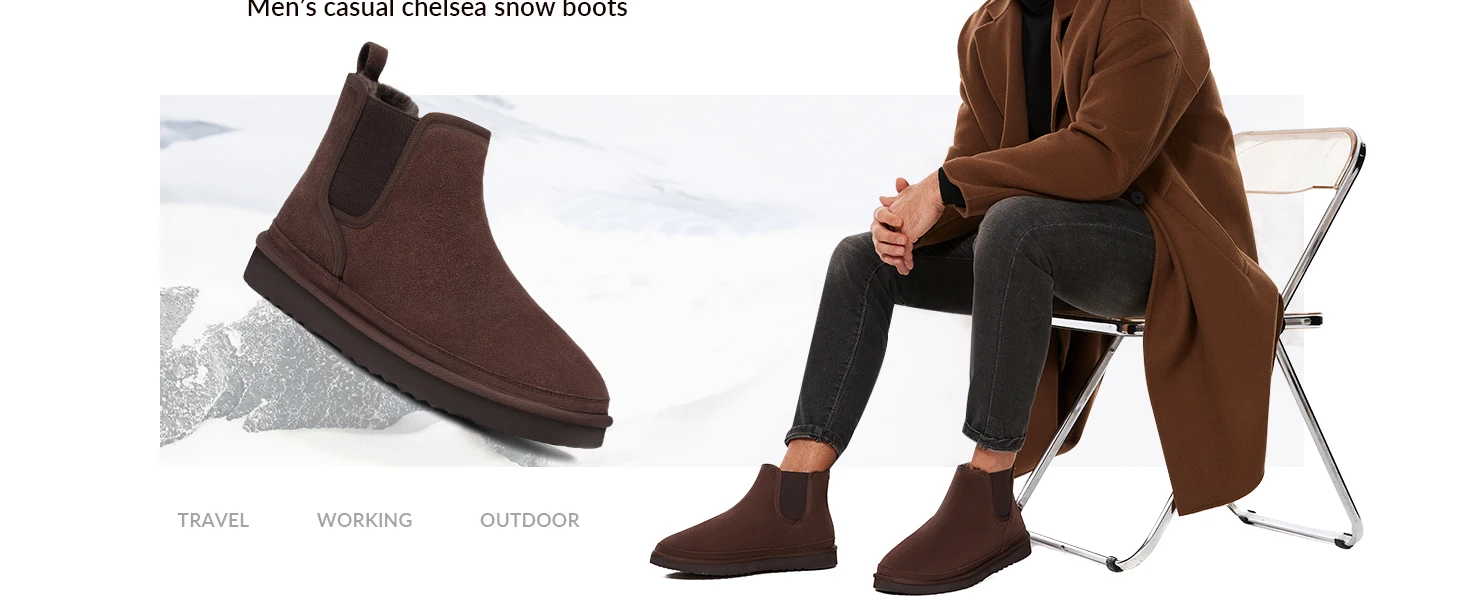 snow winter boots for men mens mini boots winter boots mens snow boots chelsea boots men