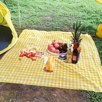 Portable Outdoor Picnic Mat Moisture Resistant Wear Resistant Spring Tour Floor Mat Thickened Waterproof Beach Mat Camping Mat
