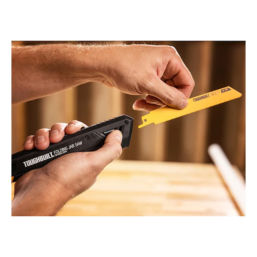 TOUGHBUILT Folding Jab Saw with 4 Blades 5 in 1 Woodworking Saws Garden Logging Hand Saws TB-H4S5-23FU 5