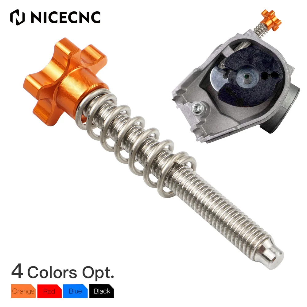 NICECNC Black Idle Screw Compatible with KTM 250 300XCW TPi 250 300EXC TPi 2018 2019 2020 2021 2022 150XCW TPI 2020 2021 2022 Gas Gas EC250 EC300 EX300 2021 2022,See Fitment 