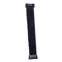 Nylon Loop Strap for Smart Watch - Sport Wristband Bracelet Accessory (Full Black)