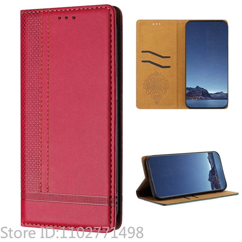 Luxury Wallet Flip Cover Phone Case - Magnetic Shockproof Leather