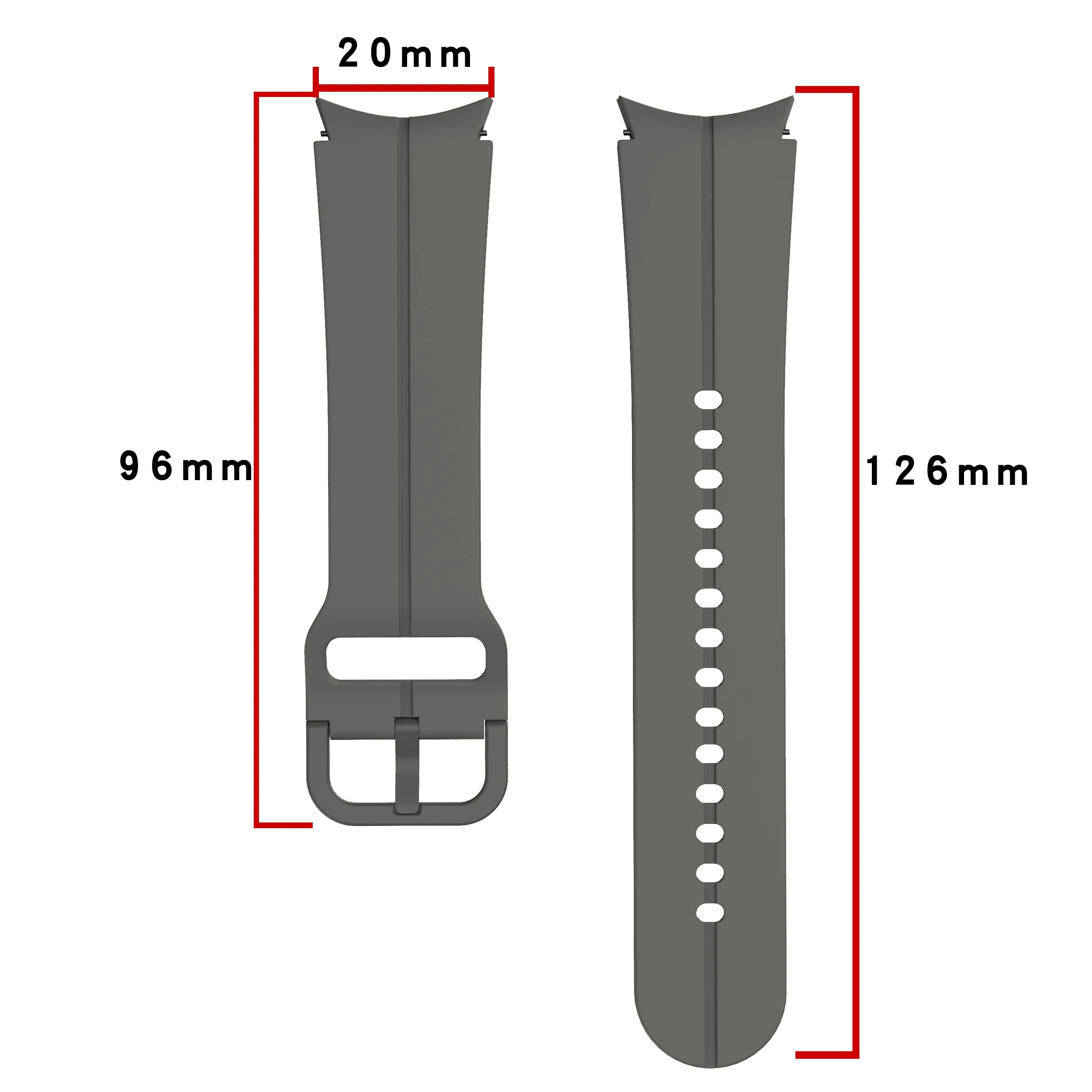 Band For Samsung Galaxy Watch 5 pro 45mm 6 classic accessories Silicone Sport Bracelet correa Galaxy Watch 4 5 6 44mm 40mm strap