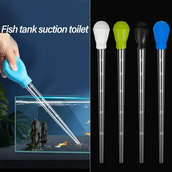 29Cm/45Cm Aquarium Gravel Cleaning Straw Aquarium Manual Clean Pipette Dropper Fish Tank Siphon Water Exchanger Cleaning Tools