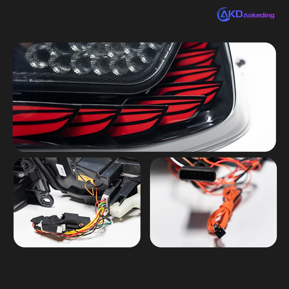 BMW F30 F38 F80 용 자동차 조명, LED 후미등, 2013-2019 3 시리즈, 후방 정지 램프, 브레이크 신호, DRL 역방향 자동차 액세서리
