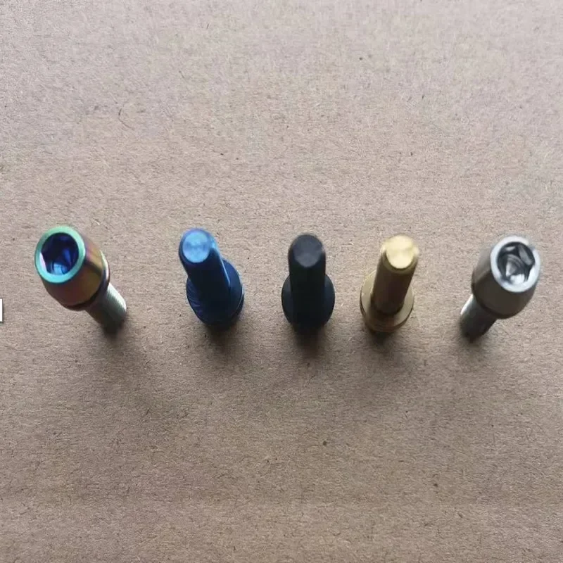 6 Pz M5X16 18 20mm Bulloni In Titanio Viti A Testa Conica - Foto 6