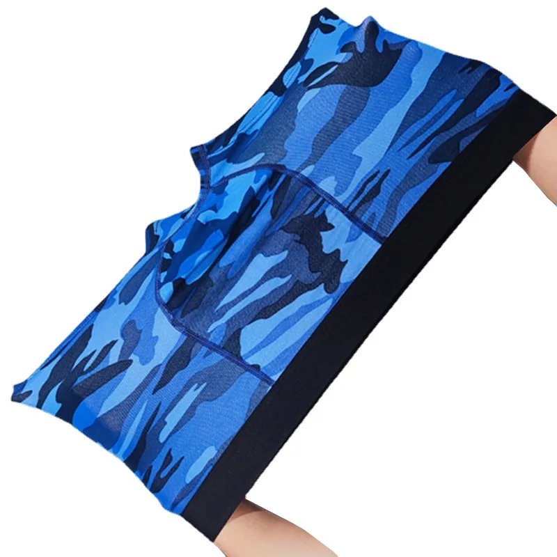 5pcs/lot men's panties luxury Pouch Bulge underpants man boxers Camouflage boxer shorts mens cotton Breathable underwear for men