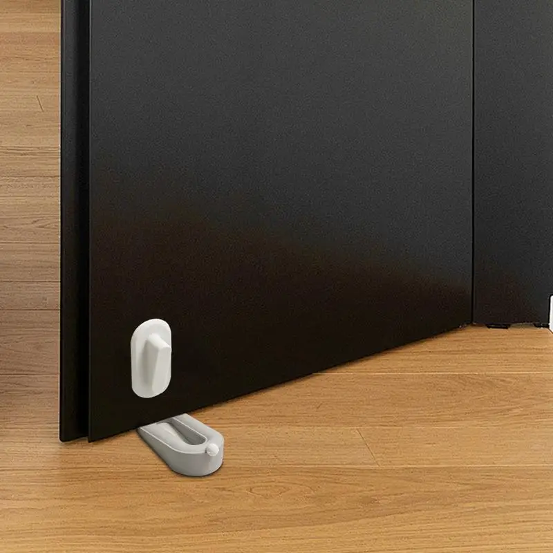 Silicone Door Stop Stoppers Block Doorstops Door Stopper Home Office Adhesive Mute Anti-Shock Rear Retainer