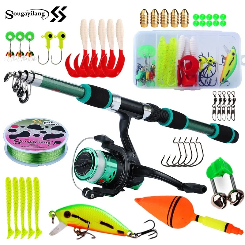 مجموعة Sougayilang الكاملة لصيد الأسماك للأطفال، ت...