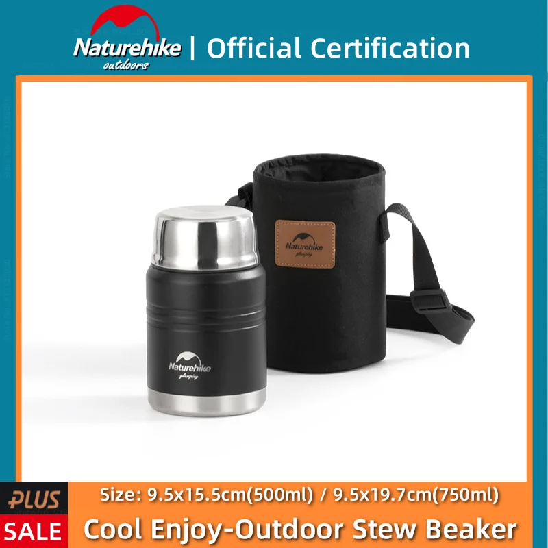 

Naturehike High Capacity Stainless Steel Stew Pot Sealed Leak Proof Outdoor Portable Camping Travel Insulation Kettle With Spoon