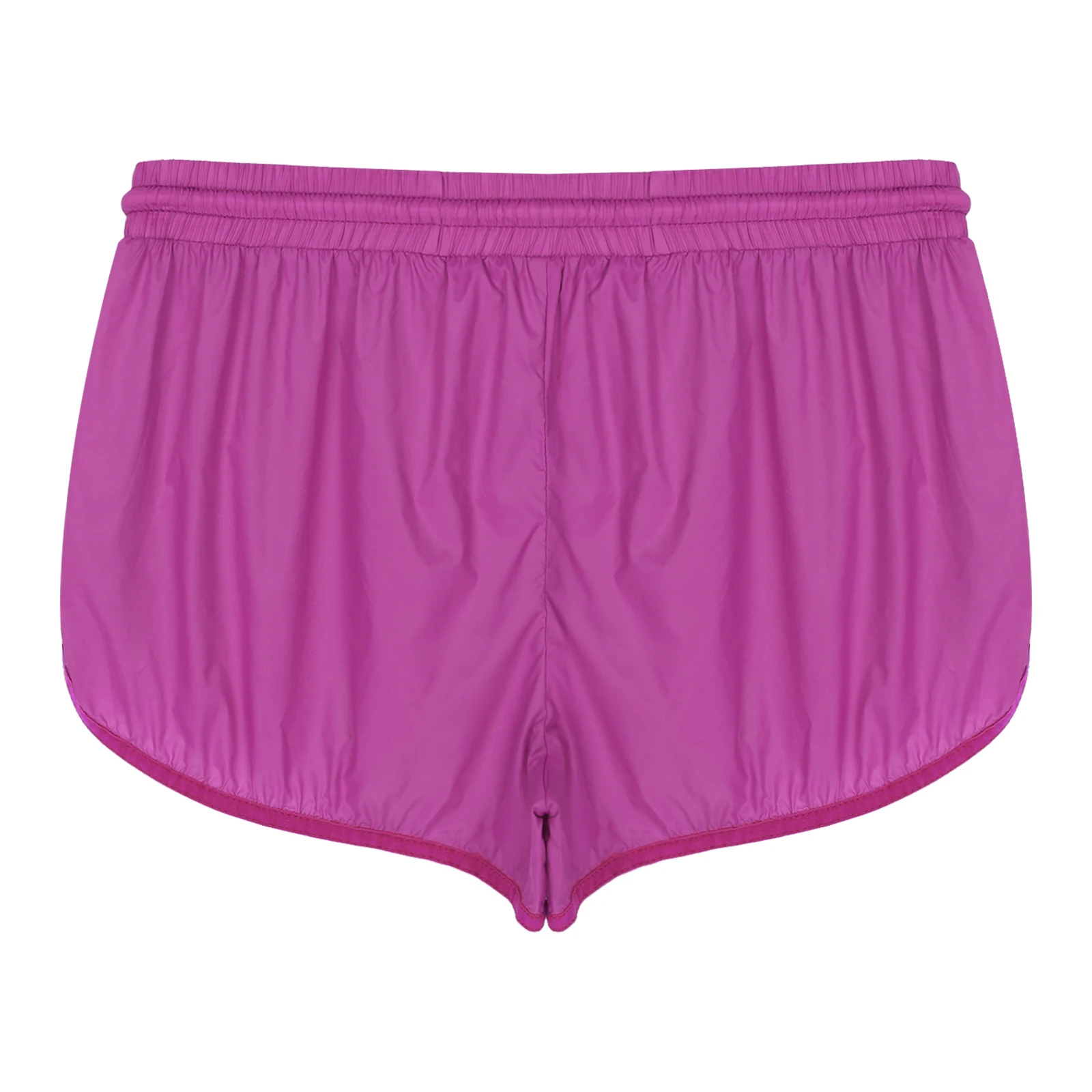 Mens Soft See Through Shorts Fabric Drawstring Lightweight Boxer Shorts Breathable Soft Panties Casual Wear Swimming Swimwear