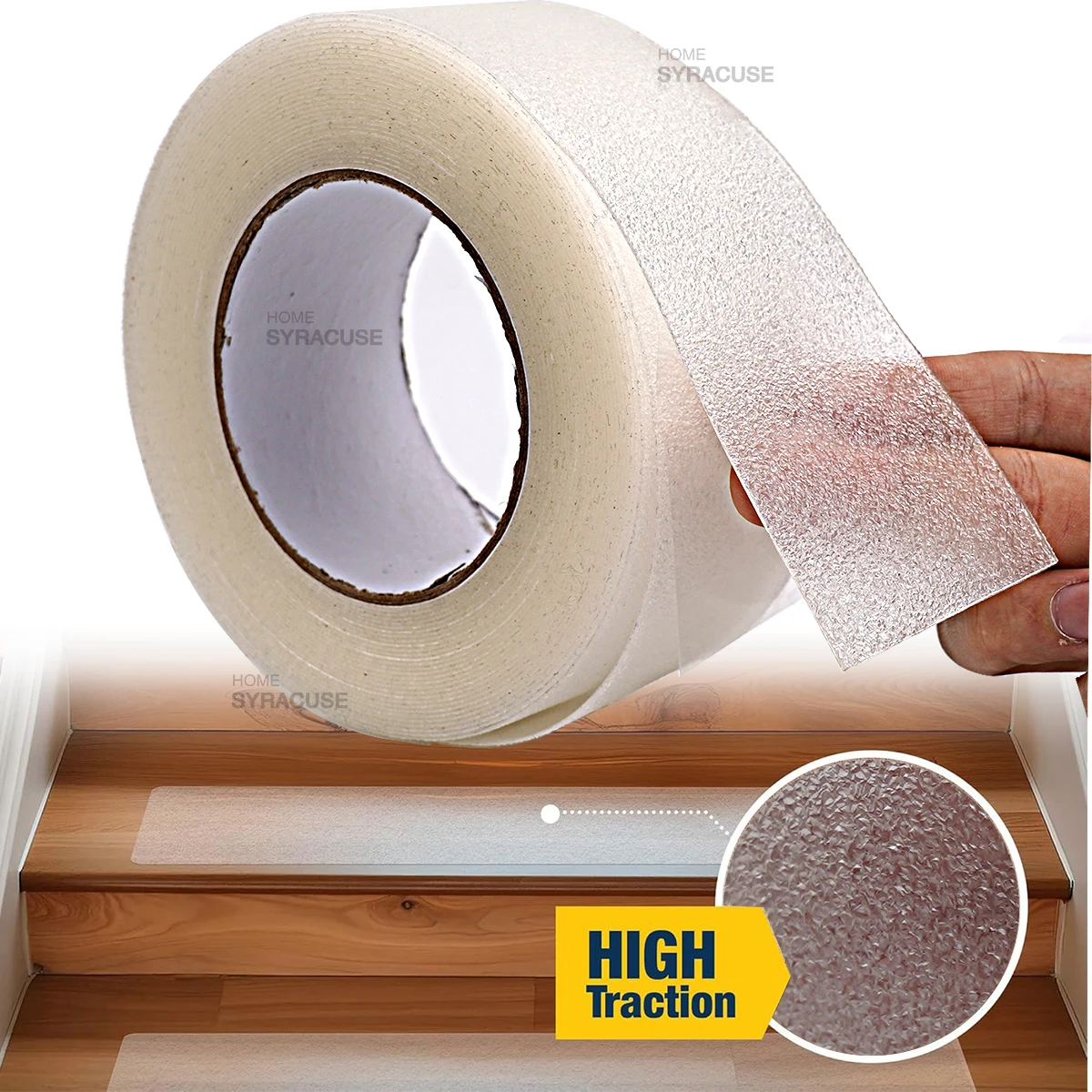 Waterproof Transparent Non-Slip Tape for Safe and Comfortable Traction