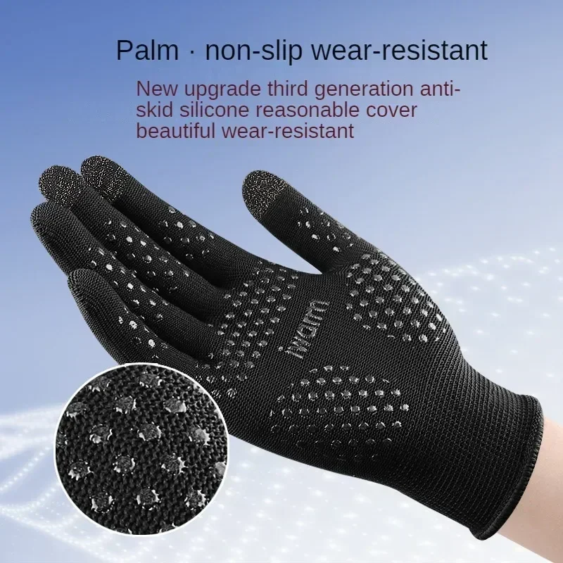 Waterproof Winter Warm Gloves Cycling Glove Anti-slip Thermal Fleece Glove Full-Finger Skiing Glove 4