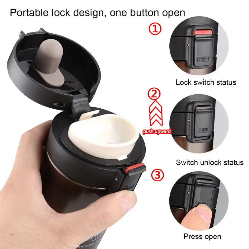 ترمس قهوة فولاذ مقاوم للصدأ ٠.٥ لتر